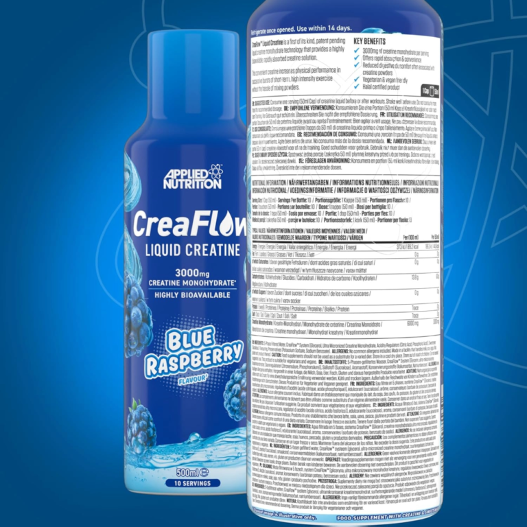 Applied Nutrition, CreaFlow Liquid 3000mg Creatine, 500ml, 10 Servings