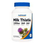 Nutricost, Milk Thistle 250mg (1000mg Equivalent), 240 Capsules, 240 Servings