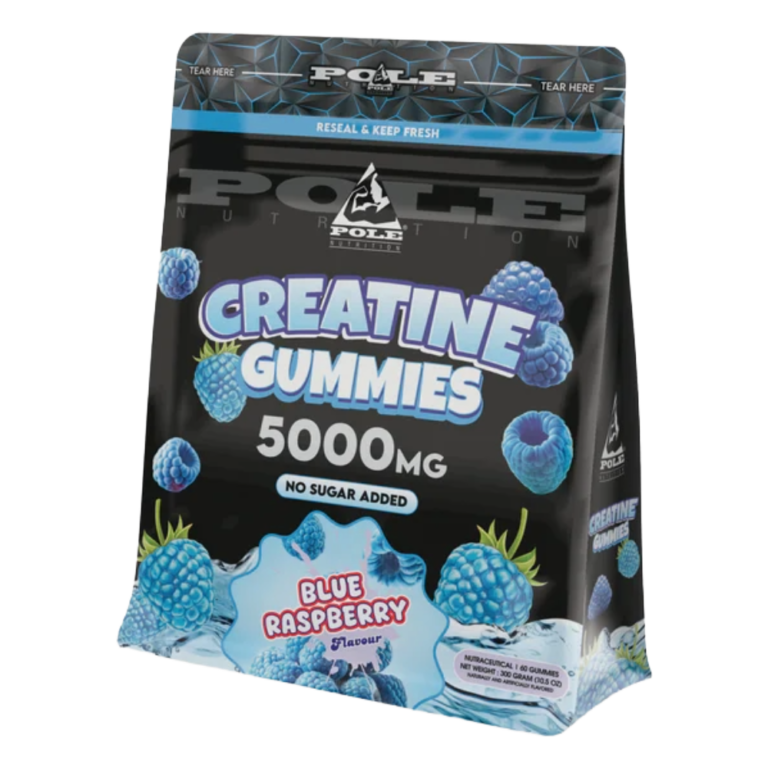 Pole Nutrition, Creatine Gummies 5000 MG, 60 Gummies, 30 Servings