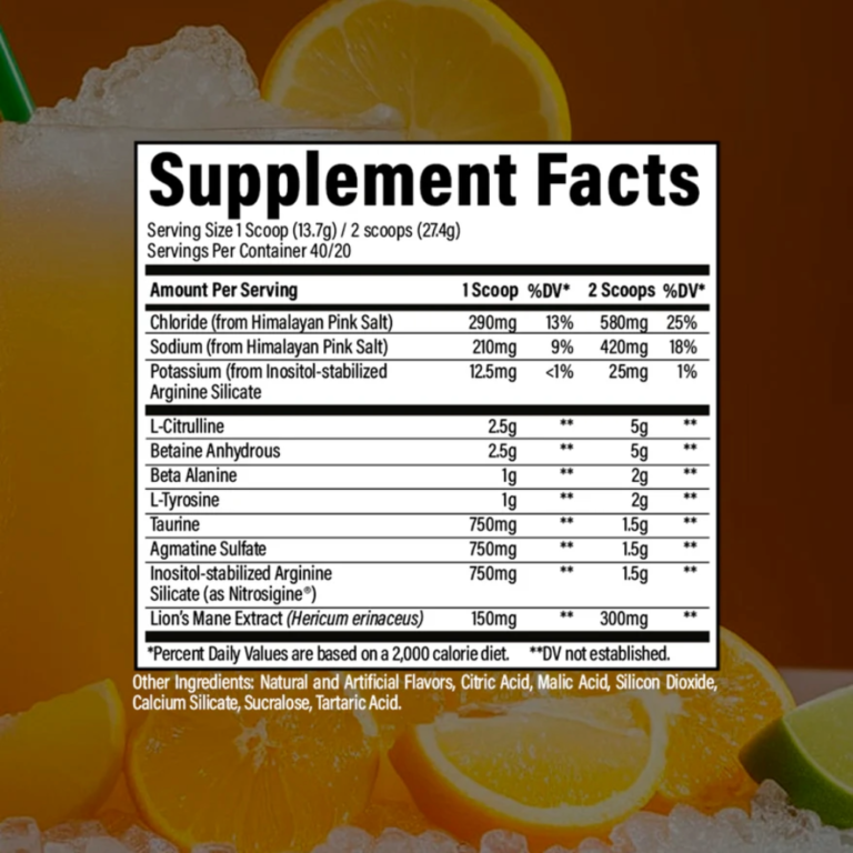 Raw Nutrition, Pump Non-Stim Pre-Workout, 480g, 40 Servings