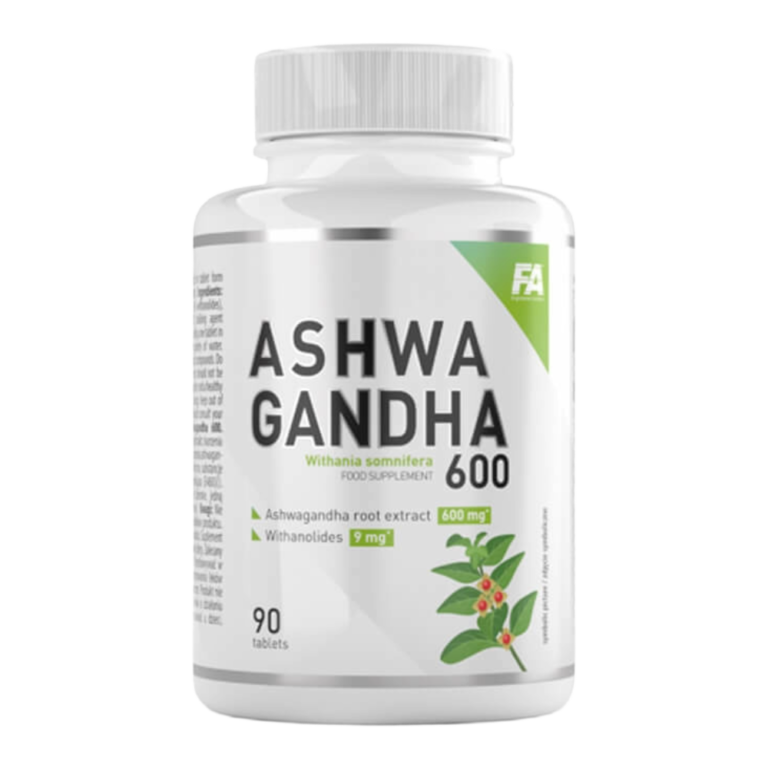 FA Nutrition, Wellness Ashwagandha 600, 90 Tablets, 90 Servings