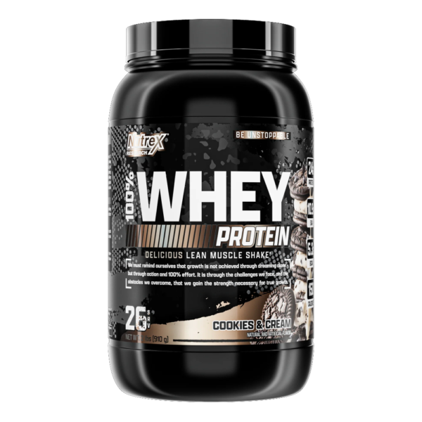 Nutrex Research, 100% Whey Protein, 900g, 26 Servings
