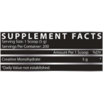 Nutrex Research, Creatine Monohydrate, Unflavored, 1000g, 200 Serving