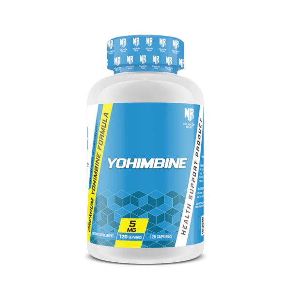 Muscle Rulz, YOHIMBINE HCL, 5 MG, 120 Capsules, 120 Servings