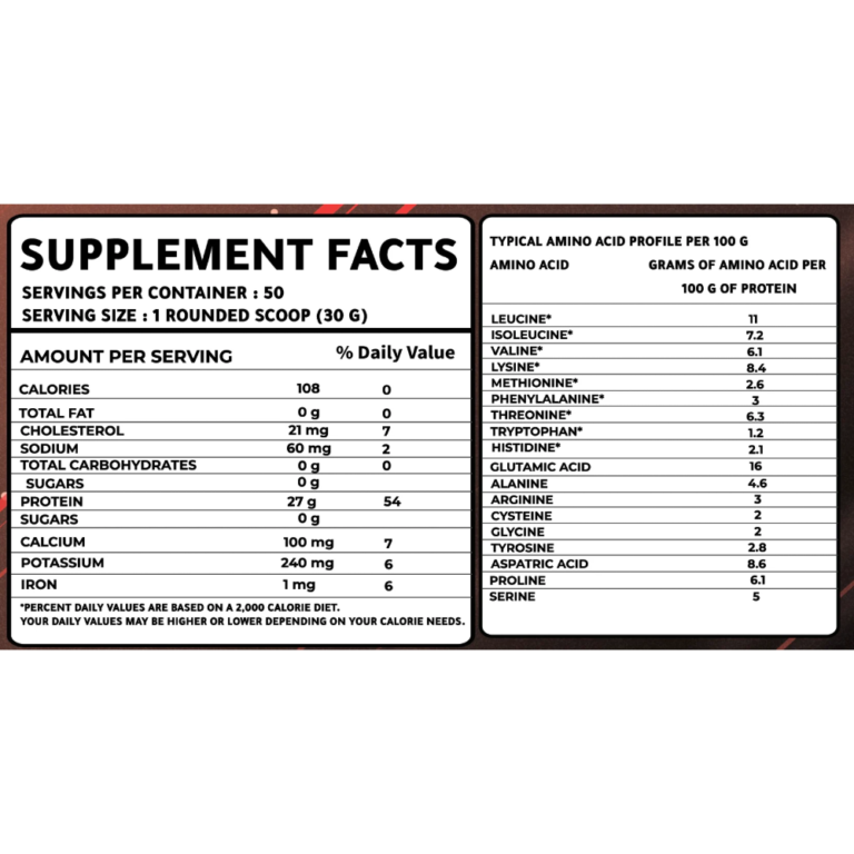 DR.Mohamed Mahmoud, Casein Protein, 1.5kg, 45 Servings — Nutrition Facts panel / جدول القيم الغذائية