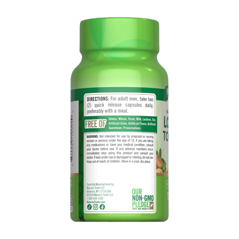 NATURE’S TRUTH, Longjack Tongkat Ali, 120 Capsules, 60 Servings — Back label / ملصق التغذية