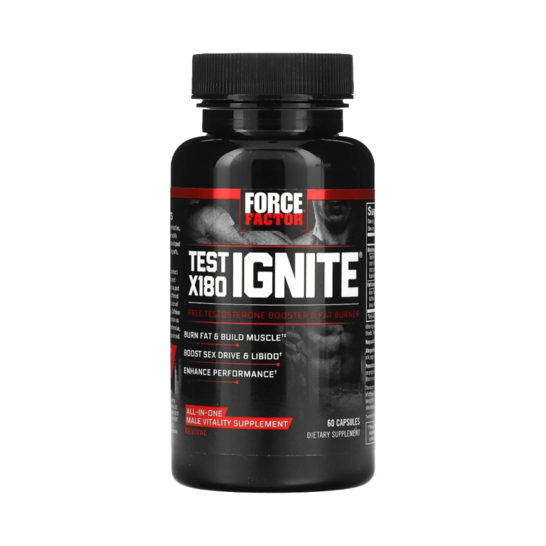 Force Factor, Test X180 Ignite, 60 Capsules, 30 Servings