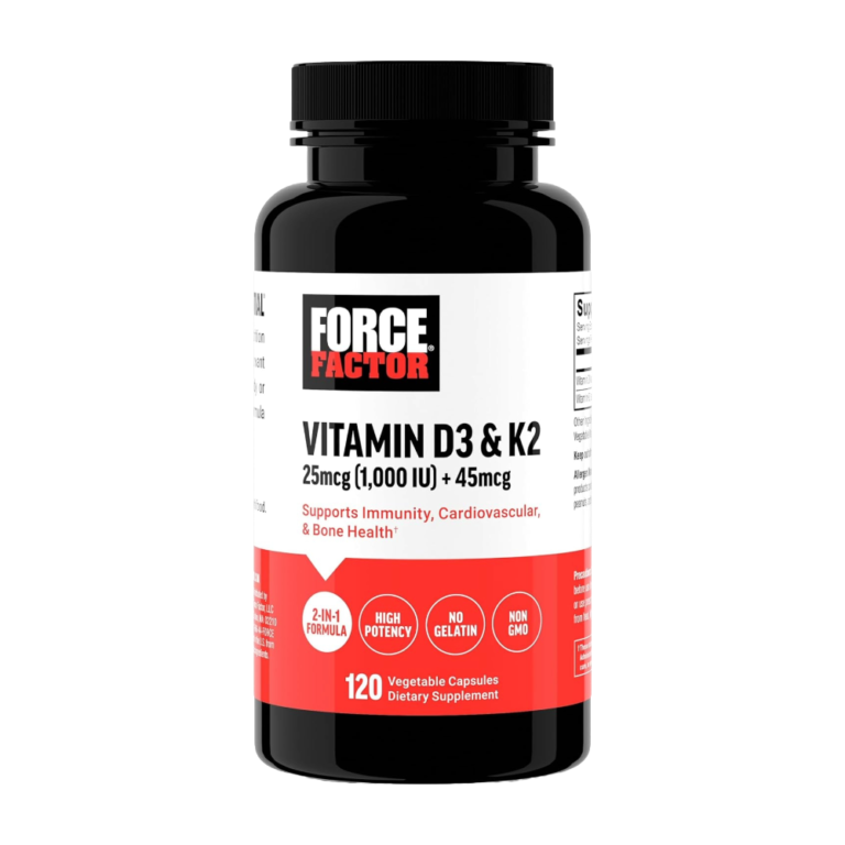 Force Factor, Vitamin D3 & K2, 120 Capsules, 120 Servings