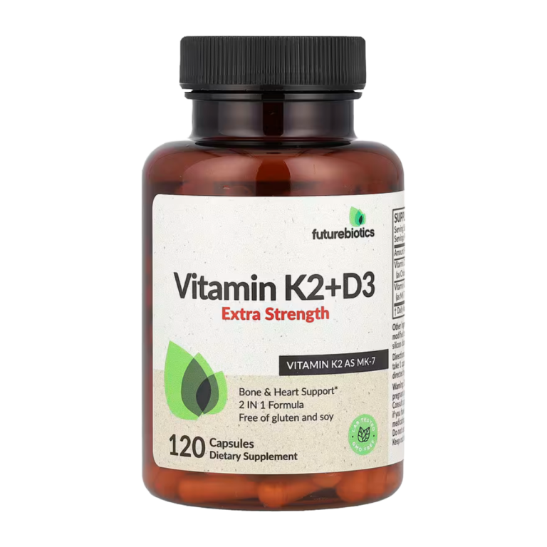 Futurebiotics, Vitamin K2 + D3, Extra Strength, 120 Capsules, 120 Servings