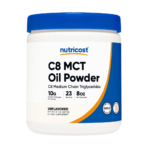 Nutricost, C8 MCT Oil Powder, 227g, 23 Servings