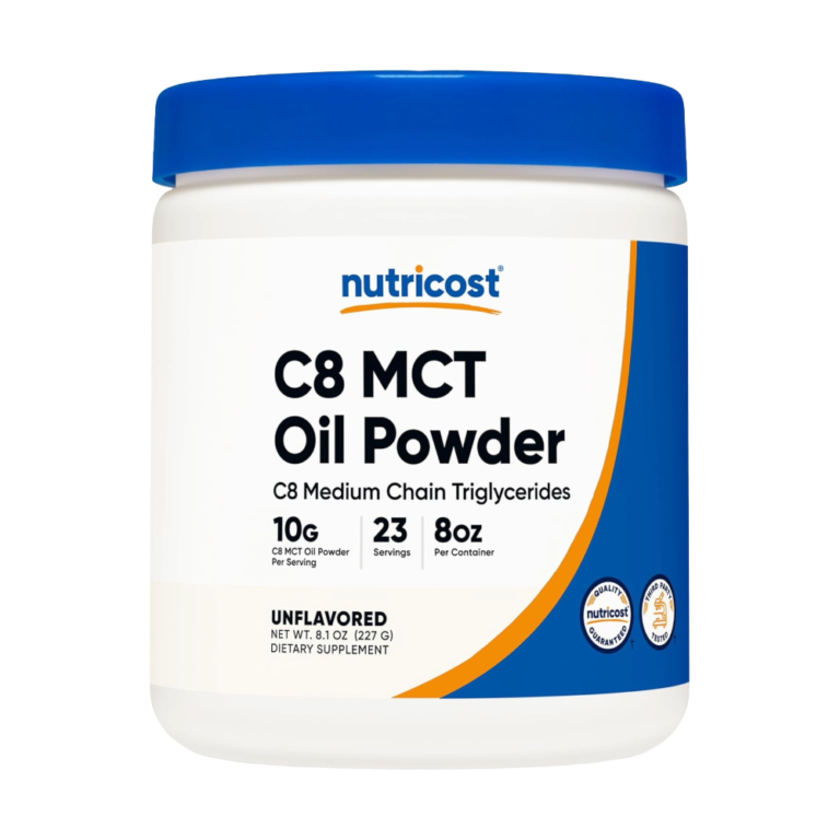 Nutricost, C8 MCT Oil Powder, 227g, 23 Servings