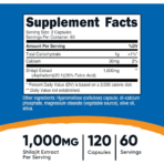 Nutricost, Shilajit Extract with Naturally Occuring Fulvic Acid, 120 Capsules, 60 Servings